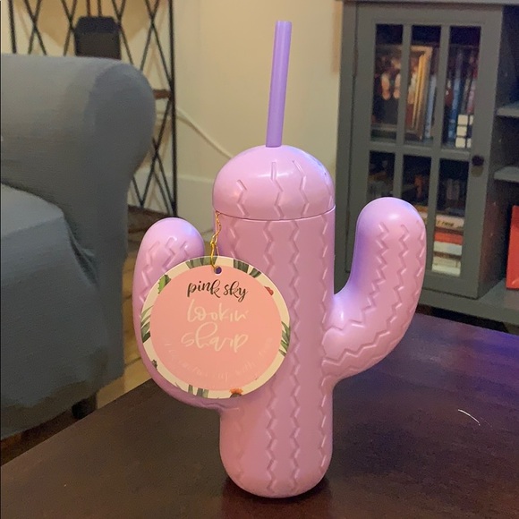 Pink Sky cactus sipper cup from FFF Spring 2021 - Picture 5 of 6